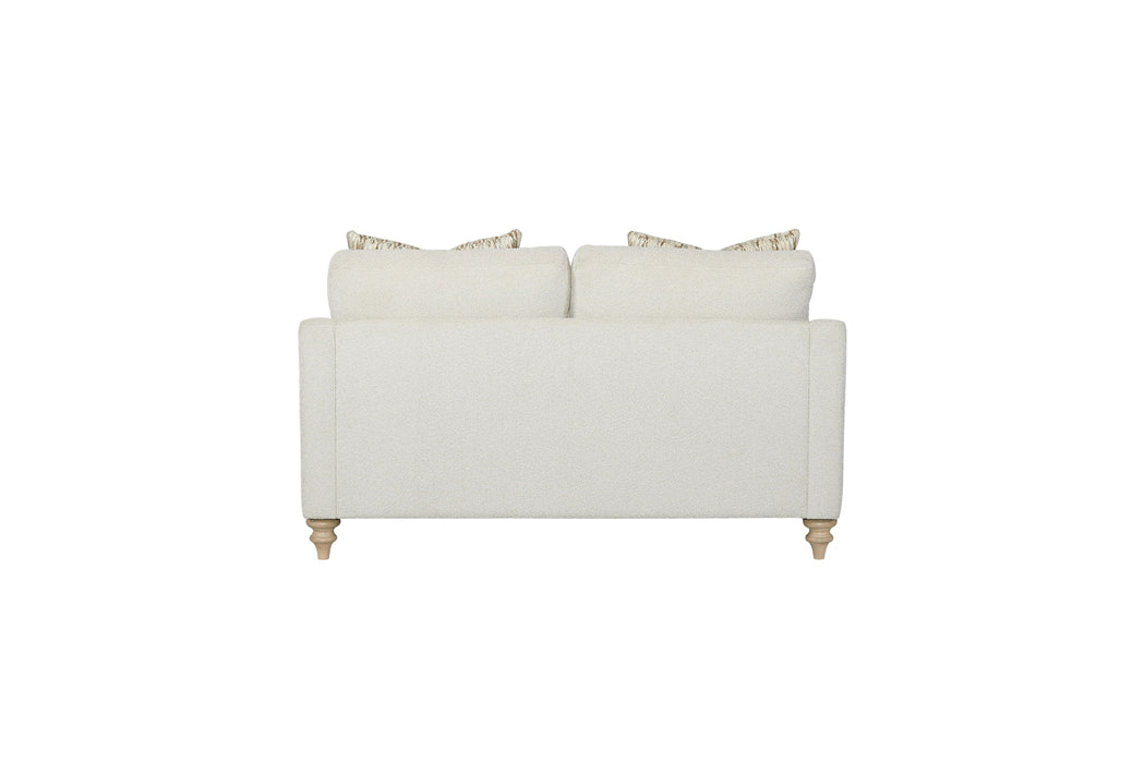 Loveseat Reversable Cushion With 2 Pillows - Off White