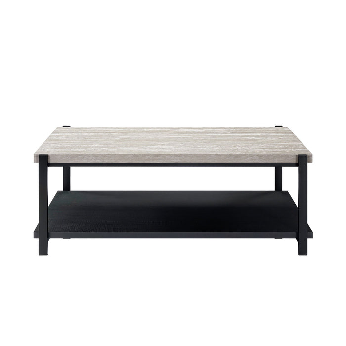 Linea - 3 Piece Occasional Set (1 Coffee & 2 End Tables) - Light Gray New Classic