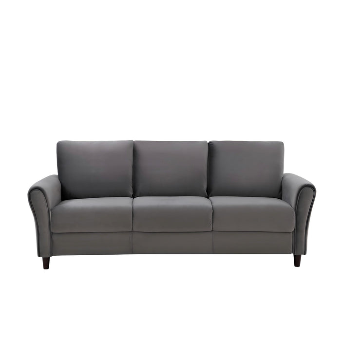 Patricia - Curved Arm 3 Seater Sofa US Pride