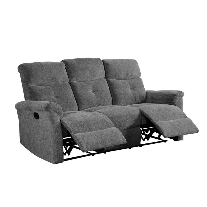 Treyton - Motion Sofa - Gray Chenille ACME