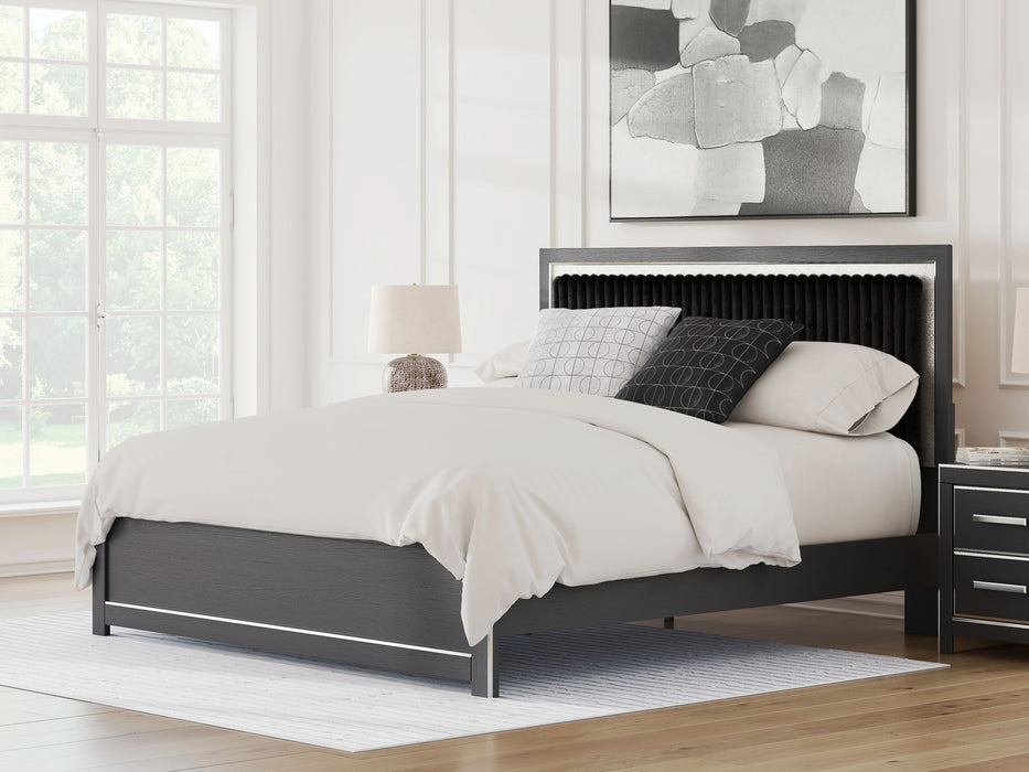 Zuraleus - Upholstered Panel Platform Bed With Roll Slats Signature Design by Ashley®