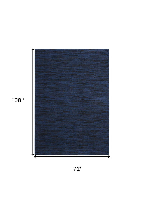 6' X 9' Indoor / Outdoor Area Rug - Midnight Blue