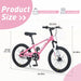 Zukka - 20" Mountain Bike With Adjustable Saddle And Suspension Fork Daily Nest