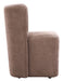 Bambun - Dining Chair With Wheels - Brown Zuo Modern