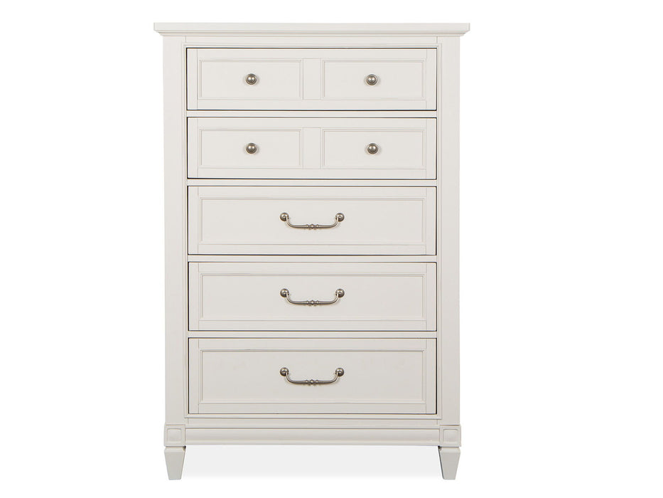 Willowbrook - Drawer Chest - Egg Shell White With Slight Rub Through Magnussen Furniture