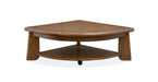 Tanner - Pie Shaped Lift Top Cocktail Table With Casters - Tawny Brown Magnussen Furniture