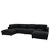 Upholstered Modular Sectional & Custom Configuration And Toss Pillows Home Essentials