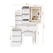 Modern Vanity Desk With 3 LED Lighting Modes, 4 Drawers Home Essentials