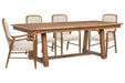 Woodward - Trestle Extendable Dining Table Set Magnussen Furniture