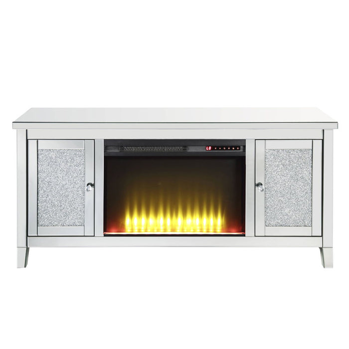 Noralie - TV Stand w/Fireplace ACME