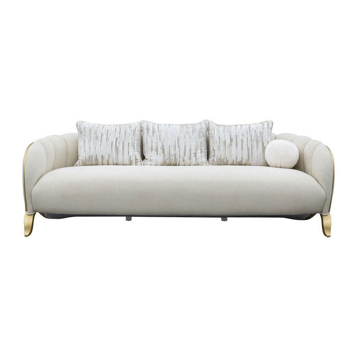 Scotts Square - Sofa - Cornsilk / Light Champagne