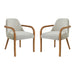 Dining Upholstered Armchairs (Set of 2) Noble House
