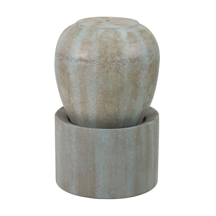 Heavy Outdoor Cement Fountain Antique, Cute Unique Urn Design Water Feature For Home Garden