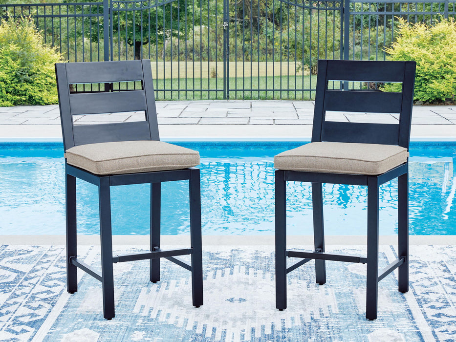 East Beach - Barstool (Set of 2) - Blue Signature Design by Ashley®