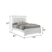 Blaze - Bed With LED Headboard Matrix Furniture Group
