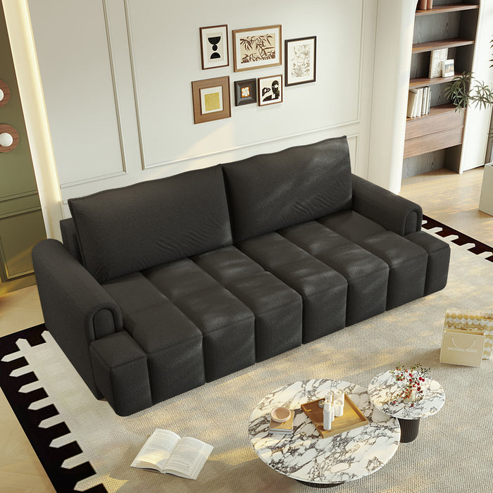 4-Seater Modern Couch With Seats Storage Home Essentials
