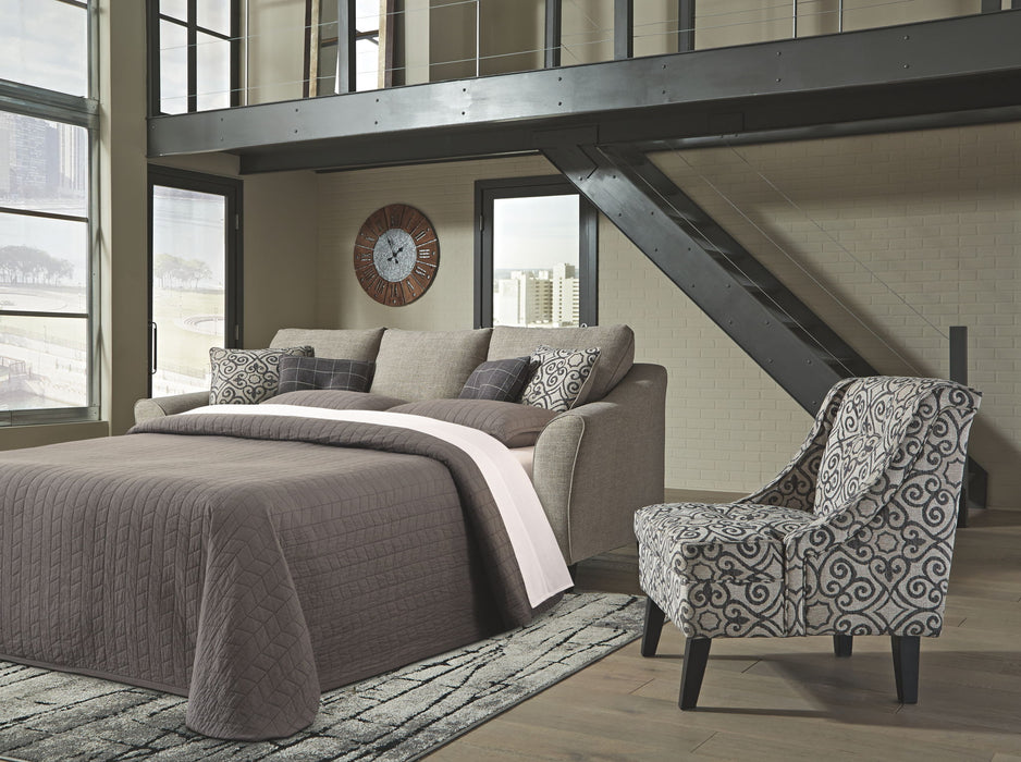 Kestrel - Queen Sofa Chaise Sleeper - Driftwood Ashley®