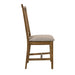 Wallace II - Side Chair (Set of 2) - Tan Linen & Weathered Oak ACME