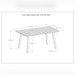 Kona - Outdoor Dining Table - Light Teak Simpli-Home