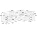 L-Shaped Sectional Set For Living Room Home Essentials