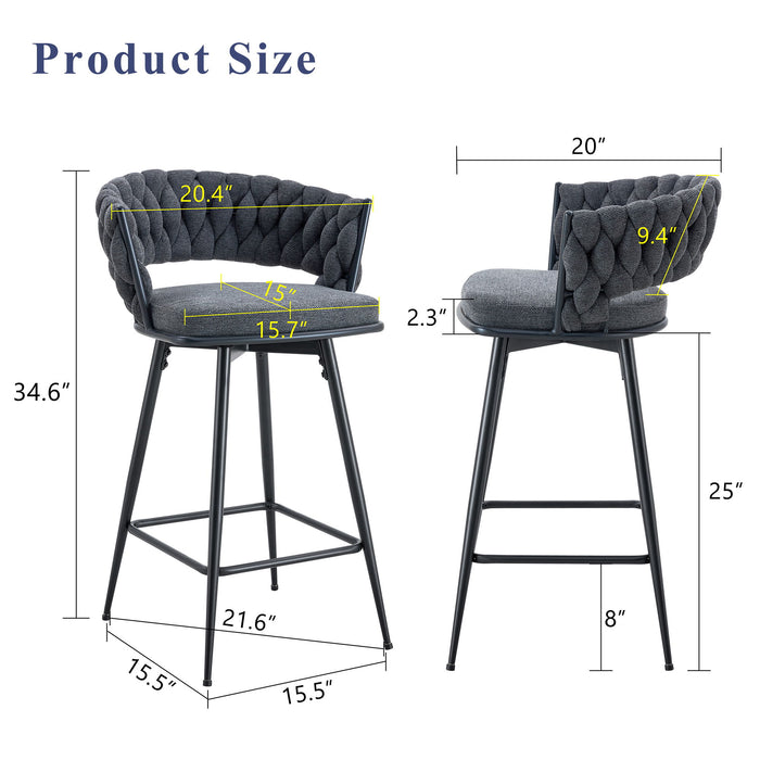 Modern Swivel Chair For Bar High Tables Home Essentials