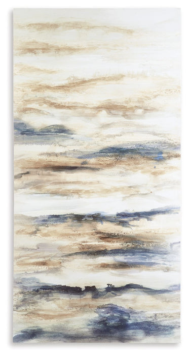Joely - Wall Art - Blue / Tan Signature Design by Ashley®