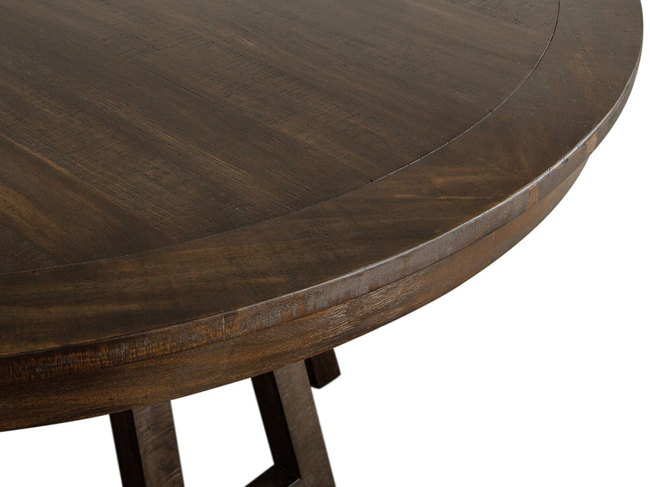 Westley Falls - Round Dining Table - Graphite Magnussen Furniture