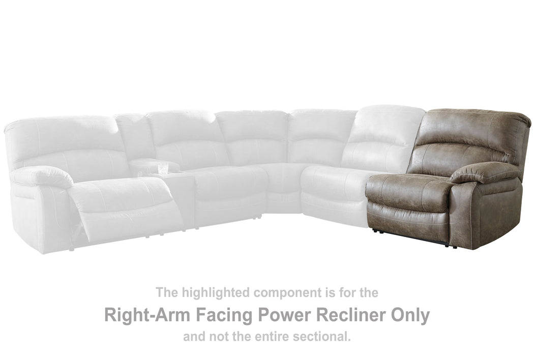 Segburg - Driftwood - RAF Zero Wall Power Recliner