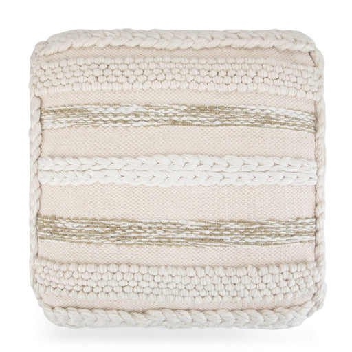 Sommer - Handcrafted Square Pouf Simpli-Home