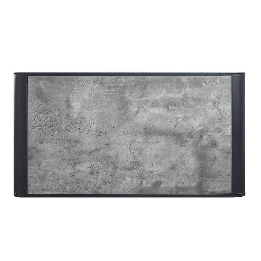 Raziela - Coffee Table - Concrete Gray & Black ACME