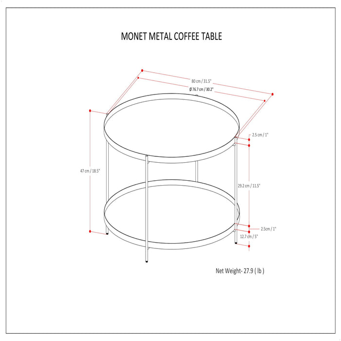 Monet - Handcrafted Table Simpli-Home