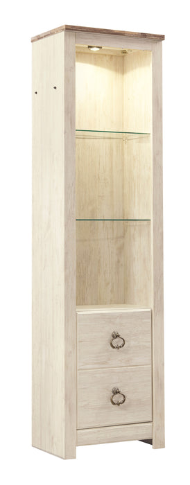 Willowton - Pier - 2 Shelves - Whitewash Signature Design by Ashley®