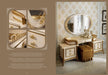 Melodia - 3 Drawers Dresser Arredo - Gold / Beige Arredoclassic Italy