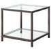 Natasha - 2 Piece Coffee Table Set - Nickel Furniture Max