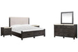 Plum Creek - Upholstered Panel Storage Bedroom Set Magnussen Furniture