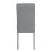 Lanton - Side Chair (Set of 2) - Gray Linen & Antique White ACME