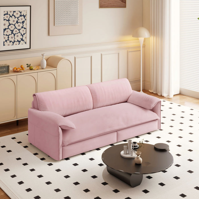 Queen Pull Out Sofa Bed With Side Storage Home Essentials
