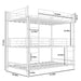 Triple Frame Bed With Built In Ladder Home Essentials