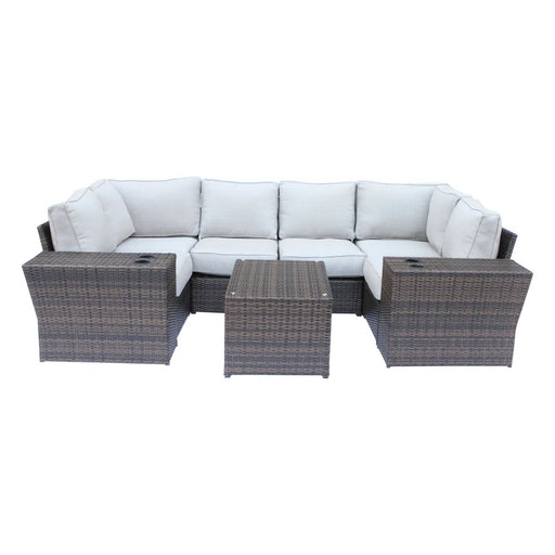 4 Person Patio Set With Cushions - Espresso LSI Patio Furniture