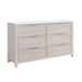 Melissa - Dresser With 6 Drawers Global Furniture USA