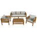 Patio Set Outdoor With Coffee Table And Cushions Hearth and Haven