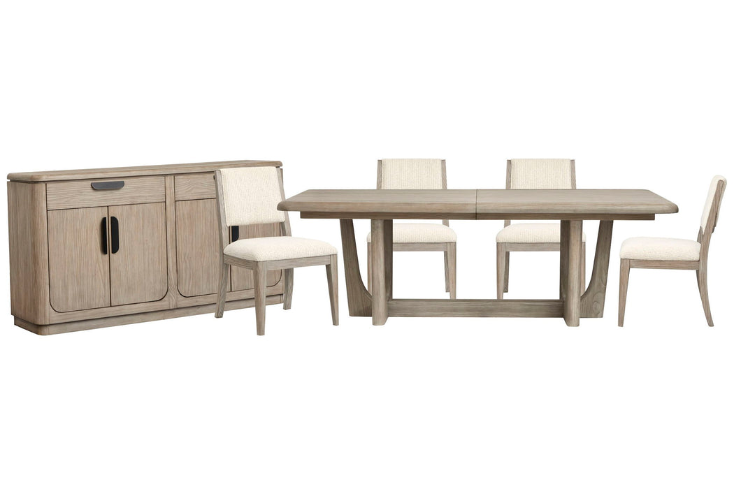 Braelyn - Extendable Trestle Dining Table Set Magnussen Furniture