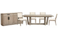 Braelyn - Extendable Trestle Dining Table Set Magnussen Furniture