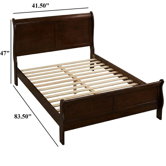 Louis Phillipe Sleigh Bed Home Essentials