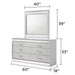 Glam - Bedroom Set With LED Headboard Matrix Furniture Group