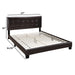 Contemporary Style Bed, Rectangle Headboard Home Essentials