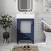 Bathroom Vanity With Ceramic Sink And Ample Storage, Ideal For Small Bathrooms Hearth and Haven