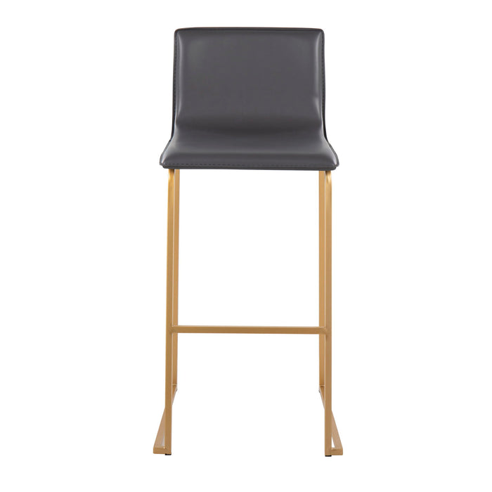 Mara - Contemporary Upholstered Barstool (Set of 2) Lumi Source