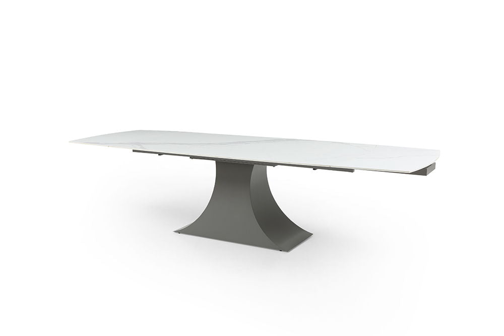 9437 - Dining Table - White / Black Extravaganza Collection