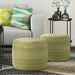 Bayley - Versatile Round Braided Pouf Simpli-Home